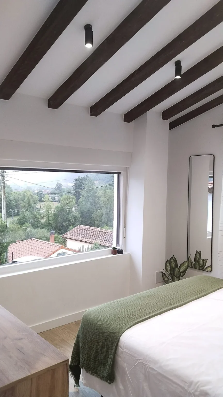 habitacion con vistas al valle casa rural cantabria